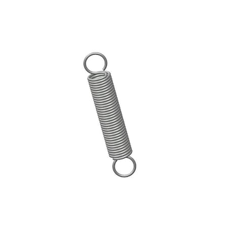 Extension Spring, O= .359, L= 2.00, W= .039